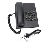 Dpofirs Téléphone câblé de Bureau, Le Dernier Numéro pour la Maison pour Le Téléphone Câble de Bureau de l'hôtel (Black)