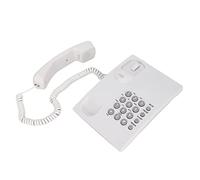 Dpofirs Téléphone câblé de Bureau, Le Dernier Numéro pour la Maison pour Le Téléphone Câble de Bureau de l'hôtel (White)