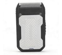 Dpofirs Tondeuse à Barbe en Aluminium, Coupe-barbe électrique 2 en 1, Rechargeable par USB, avec Tête de Coupe Amovible, pour le Toilettage des Hommes Chauves