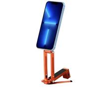 Dpofirs Trépied de Téléphone Magnétique, Support de Téléphone Portable Pliable avec Bras Réglable Rotatif à 360° et Conception 5 en 1 pour Les Voyages et L'enregistrement Vidéo