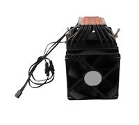 Dpofirs Ventilateur de Refroidissement de Processeur de 9 Cm, Double Tour, 6 Caloducs en Cuivre, 3 Fils, 3 Ventilateurs, Refroidisseur de Processeur pour 775 1150 1151 1155 1156