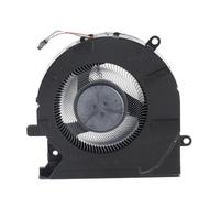 Dpofirs Ventilateur de Refroidissement pour Ordinateur Portable, Ventilateur de Refroidissement de Remplacement 4 Broches pour Ventilateurs HP OMEN 15 EK TPN Q236 M04216 001 ND8CC02 19j22 (CPU)
