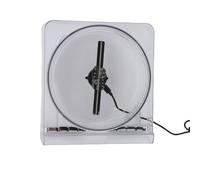 Dpofirs Ventilateur Hologramme 3D, 5,5 Pouces LED Holographic Projecteur Support App Control, 2000x128 HD Advertising Display Fan for Shop Party Bar Business Halloween