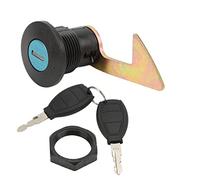 Dpofirs Verrou de Coffre Arrière de Moto Durable Universel pour Scooters, Motos électriques Protégez Vos Effets Personnels pour les Cyclistes Aluminium + Plastique (Crochet en C)