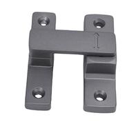 Dpofirs Verrouillage de Verrouillage de la Porte de Grange, 90 180 Degrés Lock de de Porte à Bascule, Serrure de sécurité Coulissante en Alliage en Zinc pour Garage de Salle de Bain Armoire Jardin