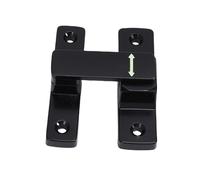 Dpofirs Verrouillage de Verrouillage de la Porte de Grange, 90 180 Degrés Lock de de Porte à Bascule, Serrure de sécurité Coulissante en Alliage en Zinc pour Garage de Salle de Bain Armoire Jardin