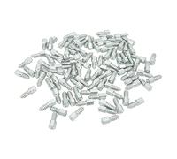 Dpofirs Vis de Pneu à Neige Pointes de Pneu de Roue Antidérapantes pour Chargeur Tracteur à Direction Compacte Chariot élévateur Filetage M8 100 Pièces, Acier Tungstène + Aluminium