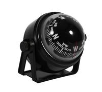 Dpofirs Voyager Support de Boussole à Montage sur Support pour Navigation | Boussole numérique, construction étanche ABS, pour bateau, caravane, camion, base de 2,36 pouces