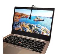 Dpofirs Webcam à Caméra Centrale, Webcam à Oculaire 2MP, Mise au Point Automatique avec Microphone intégré pour Win pour Android TV, Webcam à écran Central USB pour