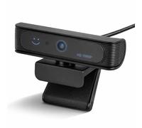 Dpofirs Webcam de Reconnaissance Faciale, Full HD 1080P 30FPS, Webcam PC USB, Grand Angle de Vue de 120 Degrés, Plug and Play, pour Ordinateur Portable de Bureau Vidéo