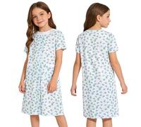 dPois Fille Costume pour L'Activité du Centenaire L'École pour Les Enfants Robe Grand Mère pour Filles Costume d'halloween Performance Scène Vert 11-12 Ans