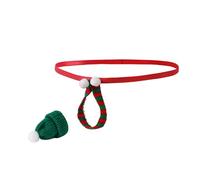 dPois String Homme Sexy Hot Noël G-String Tanga Cerf Renne Slip Noël Culotte sous-Vêtement T-Back Jockstrap Gay Lingerie De Nuit Costume Noël Père Clubwear Type I Vert Taille Unique