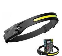 Dpptgh Adventure Light 2.0 - La Lampe Frontale Originale Rechargeable, éclairage Large 230°, Mode Lumière Rouge, Détecteur De Mouvement, étanche Et Légère, Idéale for Le Camping, La Pêche