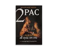 DPQICHH 2Pac All Eyez on Me Peinture à l'huile Impression sur toile sans cadre 30 x 45 cm Décoration pour salon, maison ou bureau