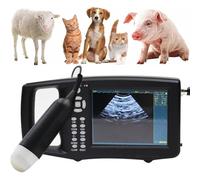 DPQYJPP Scanner ultrasons vétérinaire, Scanner ultrasons Portable vétérinaire, Machine ultrasons vétérinaire Multifonction, Scanner ultrasons B pour Animaux Ferme, Porc, chèvre, Grossesse