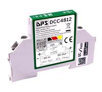 DPS - Convertisseur DC DC 12 V 1 A 48 V - Rail DIN ultra fin - 8,8 mm - Buck Step Down (DCC4812)