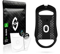 DPS Glides (lot de 2) pour Steelseries Aerox 9, 5, 3 (Ghost) Ultra rapide, arrondi, faible frottement, haute qualité, durable Pieds de souris de rechange, patins Accessoires de mise