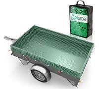 DPStore Filet de remorque 1,5 m x 2,2 m avec 4 marqueurs d'angle et élastique de serrage pour une sécurité optimale de la charge, renfort supplémentaire des bords pour une plus longue durée de vie