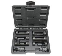DPTOOL Jeu de Douilles amortisseur écrous jambe de force 16 mm 18 mm 19 mm 21 mm 22 mm 24 mm avec 12 points 1/2" Drive Suspension Strut Spreader Socket 8pc