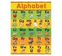 DPURPIWADY Alphabet Learning Poster - Colorful Educational Wall Chart for Preschool Kindergarten, ABC Print for Home School, Teacher Resources (Unframed,12x18inch(30x45cm))