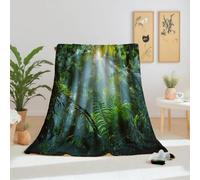 Dpvbffx Couverture Fleur Colibri 75x100 cm, Petit Plaid Oiseau Floral Plante Naturel Printemps, Doux Légère Couverture Lit 1 Personne Jeté de Canapé Polaire pour Fille Garçon Adulte Enfant Ado