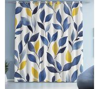 Dpvbffx Rideau Feuille Plantes Occultants Thermique Anti Froid, Rideau Anti Bruit, Art Minimalisme Moderne Rideaux Opaque, pour Chambre, Salon, Lot de 2 à Oeillets 60X120 cm