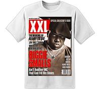 DPX-1 Biggie Smalls Hip HOP Rapper Magazine T Shirt(Medium)