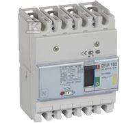 Legrand 420017 Disjoncteur Magnétothermique DPX³160, Pouvoir de Coupure 16kA 400V~, 4P, 160A