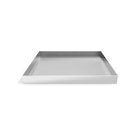 DPZM Bac de vidange Compact en Acier Inoxydable 304 de 68,6 x 63,5 x 6,3 cm pour Machine à Laver, bac d'égouttement pour Machine à Laver, sans Fuite, protège Le Sol (sans Trou)