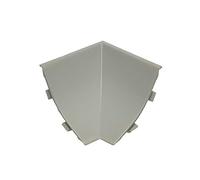 [DQ de PP] Angle Leisten Aluminum Silver pour cuisine 23 mm x 23 mm travail de raison Profil Profilé Cuisine Profilé Table Plaques Leisten