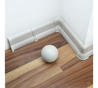 DQ-PP Angle intérieur 62 mm PVC blanc plinthes en plastique décors laminés