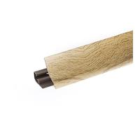 DQ-PP Baguette d'angle de 2,5 m, chêne Bardolino - 23 x 23 mm - En PVC - Pour plan de travail, cuisine, finition murale, table