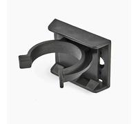 DQ-PP Clip de fixation pour plinthe, cache de cuisine, 100 mm, noir, plastique