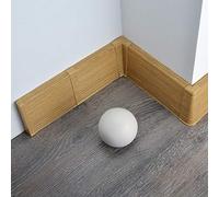 [DQ-PP] Coin intérieur 75mm en PVC chêne classique, pour plinthes aspect stratifié en plastique PVC