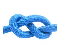 DQ-PP | Corde ÉLASTIQUE | Bleu | 10 millimètres | 30 Metre | Sandow | Cable Souple | polypropylène tissé - Silicone Latex Coeur