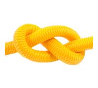 DQ-PP | Corde ÉLASTIQUE | Jaune | 6 millimètres | 100 Metre | Sandow | Cable Souple | polypropylène tissé - Silicone Latex Coeur