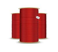 DQ-PP Corde en caoutchouc rouge, 12 mm, 15 m, pour tendeur de bâche, en caoutchouc