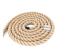 DQ-PP Corde en Jute | 30m | 6mm d'épaisseur | Naturel Fil de Jute | Ficelle de Jute | Naturelle Deco Cordelette Balancoire Jardin