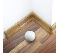 DQ-PP Embout gauche 62 mm en PVC chêne andin, pour plinthes aspect stratifié en plastique PVC