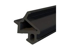 DQ-PP Joint de fenêtre | Noir | 100 m | S-1530 Universel | Fenêtre PVC | Joint d'étanchéité en caoutchouc | Joint de fenêtre en plastique | Joint de porte profilé en aluminium