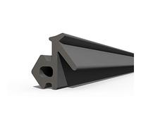 DQ-PP Joint de fenêtre | Noir | 20 m | S-834X VEKA | Fenêtre PVC | Joint d'étanchéité en caoutchouc | Joint de fenêtre en plastique | Joint de porte profilé en aluminium