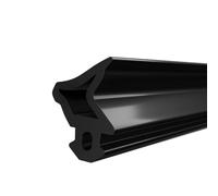 DQ-PP Joint d'étanchéité pour fenêtre - Noir - 50 m - S-1110 - Pour fenêtres PVC DECEUNICK - Joint en caoutchouc - Joint d'étanchéité en plastique pour fenêtre - Joint de profil pour porte et fenêtre