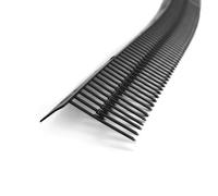 DQ-PP Peigne de purge d'avant-toit - 1m - 60mm - Noir (RAL 9005) - Aération avant-toit - Peigne de gouttière