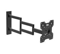 DQ WALL SUPPORT Rotate XL Support TV Mural, Long Bras pivotant Distance, allonger, pivoter, Incliner, Tourner, TV env. 27-55 Pouces - 25 kg, jusqu'à VESA 200x200mm (Noir, 70 cm / 25 kg)