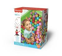 DQB DeQUBE Fisher Price - Pack de 100 balles Multicolores - 6 Couleurs différentes - Diamètre 5,5 cm (Deqube 920D00176)