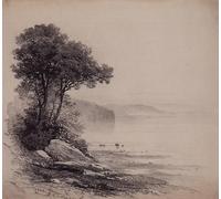DQCJIYIGL Célèbre Art Décorative Imprimé Sur Toile Il Lago Di Montagna Aleksey Savrassov Imprimer Affiche Pour la Décoration de Bureau 60x90cm