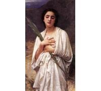 DQCJIYIGL Célèbre Art Décorative Imprimé Sur Toile le Chant du Rossignol de William Adolphe Bouguereau Imprimer Affiche Pour la Décoration de Bureau 60x90cm