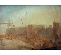 DQCJIYIGL Célèbre Art Décorative Imprimé Sur Toile Margate Soleil couchant par Mallord William Turner Imprimer Affiche Pour la Décoration de Bureau 60x90cm