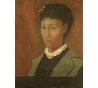 DQCJIYIGL Célèbre Art Décorative Imprimé Sur Toile Portrait de la femme de l'artiste Madame Odilon Redon par Odilon Redon Imprimer Affiche Pour la Décoration de Bureau 60x90cm