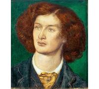 DQCJIYIGL Célèbre Poster Image Déco D'Art Murale Algernon Charles Swinburne par Dante Gabriel Charles Rossetti Murale Tableaux Toile Pour la Décoration Murale 60x90cm
